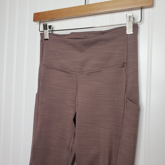 Athleta Women's Ultimate Stash Pocket 7/8 Tight Size XS Almond Activewear Yoga - Picture 4 of 10